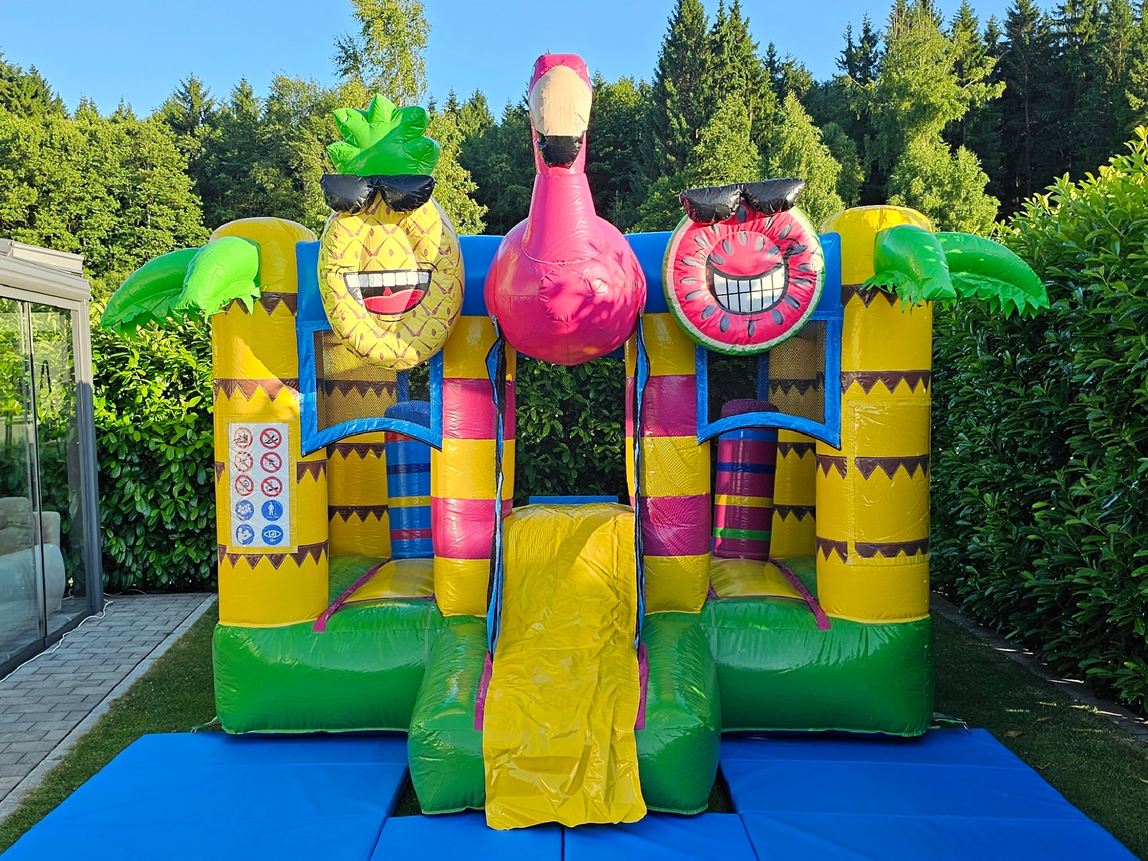 Hüpfburg Mini Bounce Flamingo