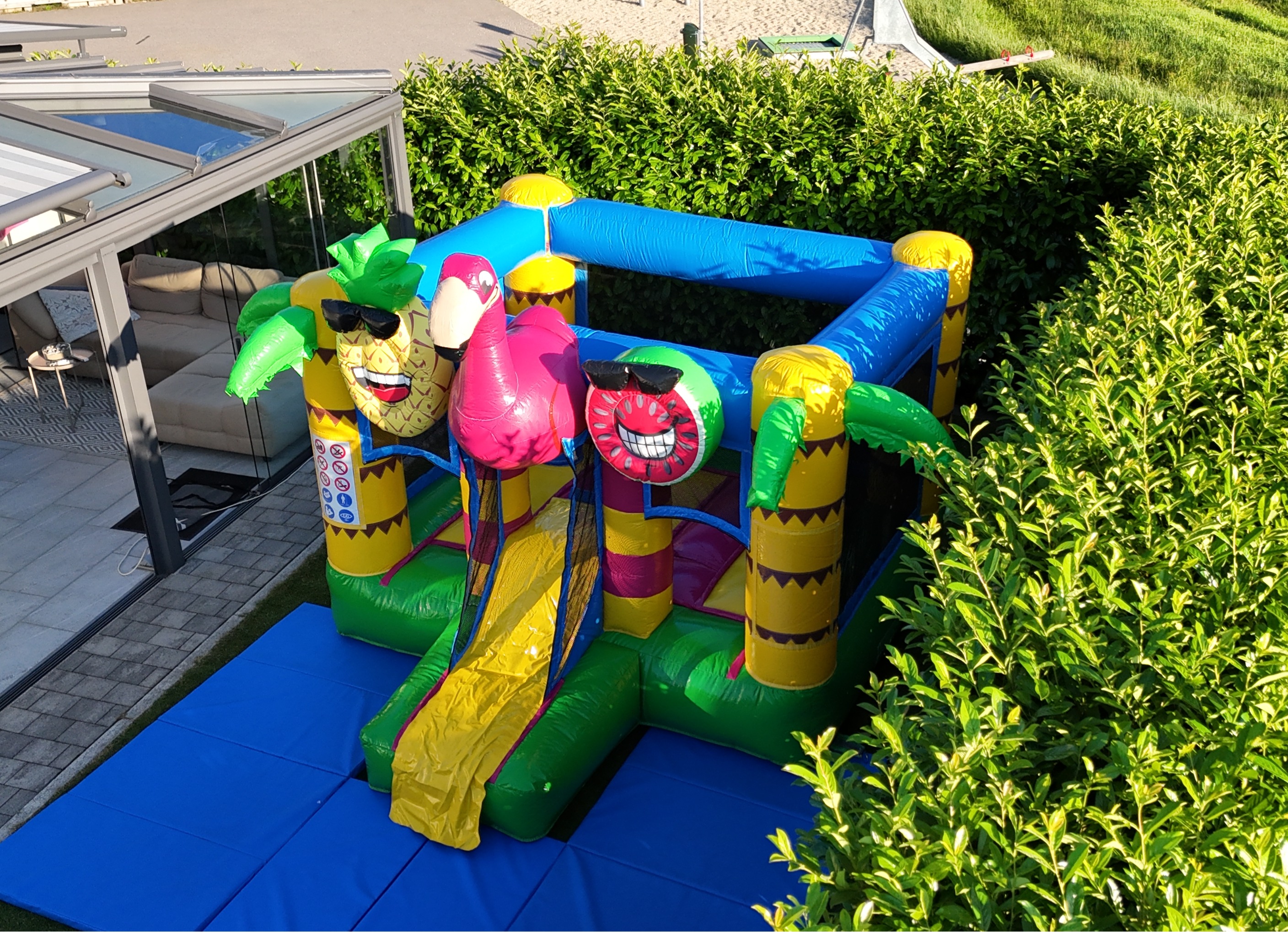 Hüpfburg Mini Bounce Flamingo 3