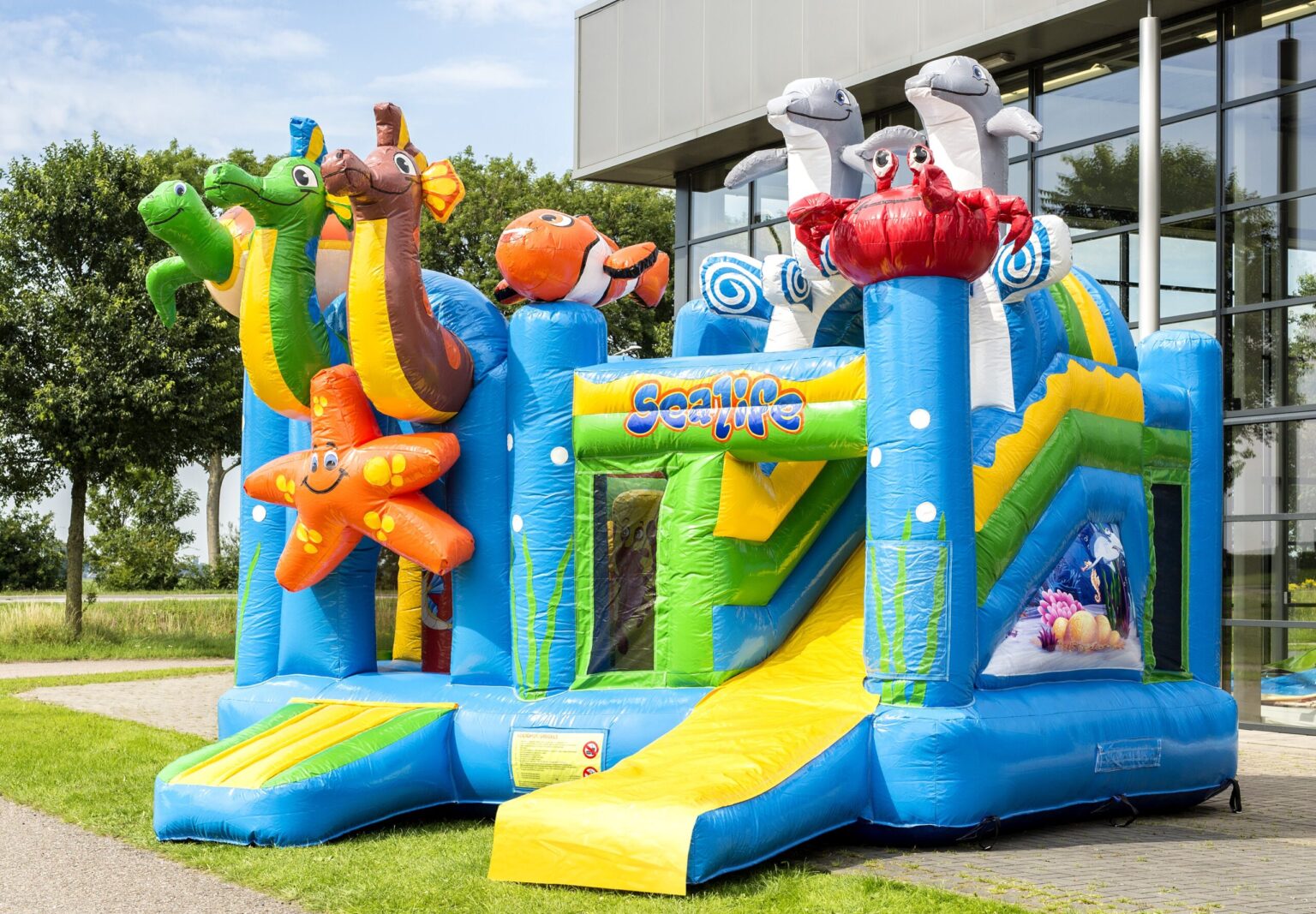 Hüpfburg Seaworld Komplett